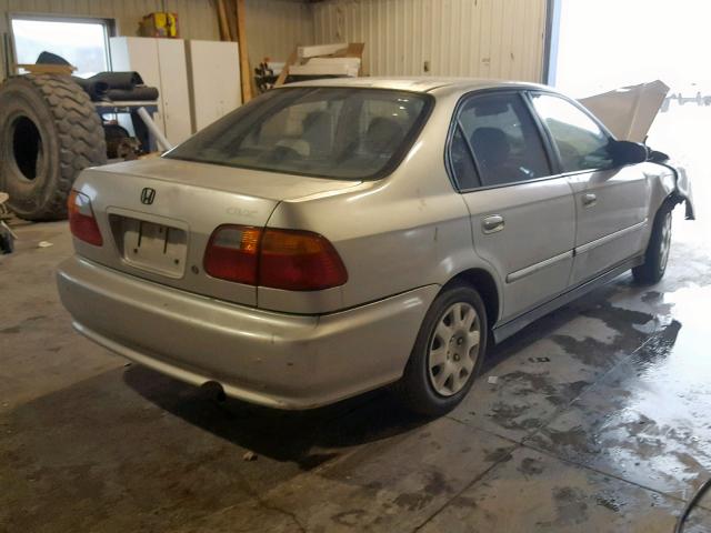 2HGEJ6610YH507379 - 2000 HONDA CIVIC BASE 银色 照片 4