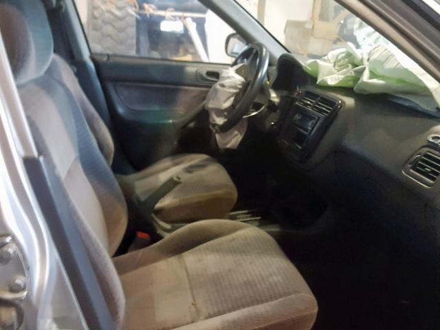 2HGEJ6610YH507379 - 2000 HONDA CIVIC BASE 银色 照片 5