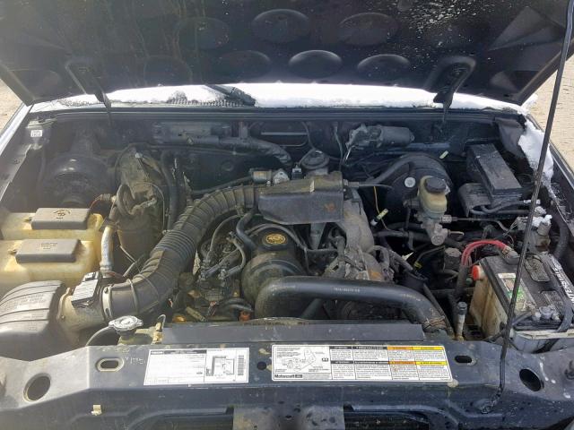 4F4YR12C9XTM00340 - 1999 MAZDA B2500 BLACK photo 7