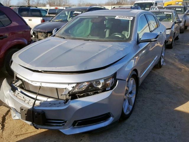 2G1155S39E9105863 - 2014 CHEVROLET IMPALA LTZ SILVER photo 2