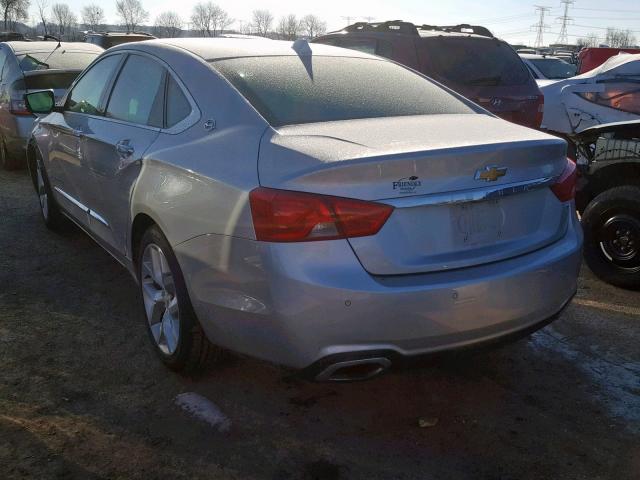 2G1155S39E9105863 - 2014 CHEVROLET IMPALA LTZ SILVER photo 3