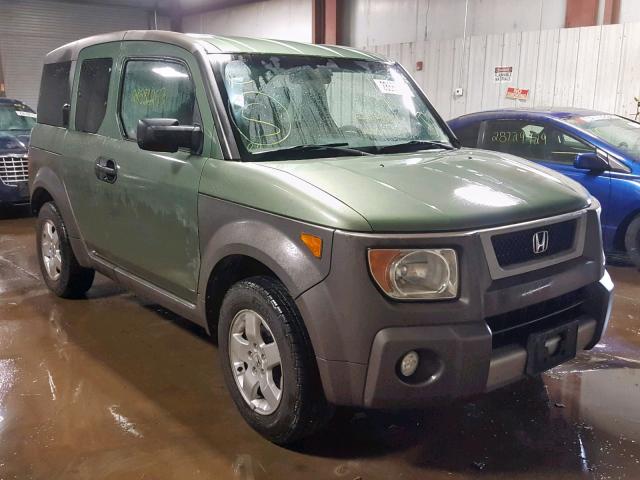 5J6YH28594L027574 - 2004 HONDA ELEMENT EX GREEN photo 1