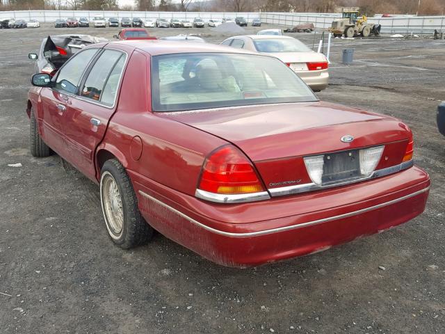 2FAHP74W93X138590 - 2003 FORD CROWN VICT RED photo 3