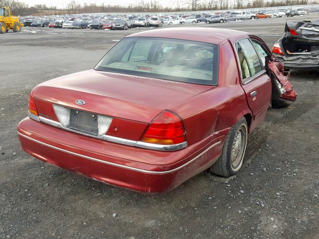 2FAHP74W93X138590 - 2003 FORD CROWN VICT RED photo 4