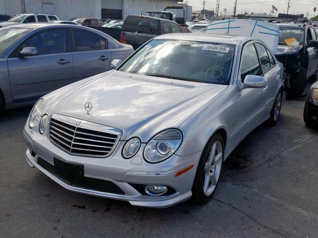 WDBUF56X39B383773 - 2009 MERCEDES-BENZ E 350 SILVER photo 2