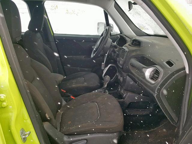 ZACCJBABXJPG92527 - 2018 JEEP RENEGADE S Yaşıl foto 5