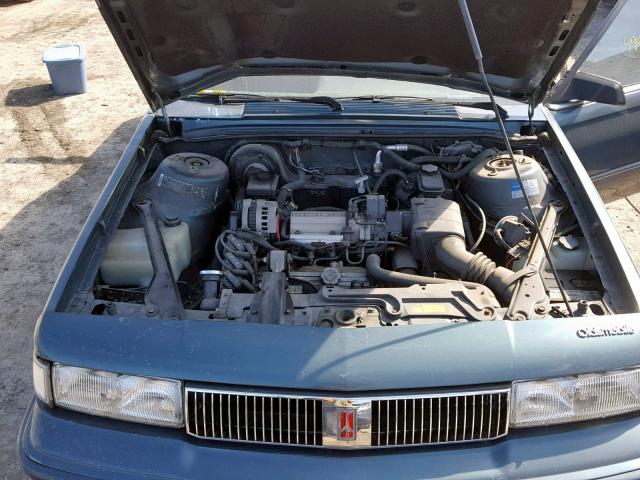 1G3AG55N1P6451379 - 1993 OLDSMOBILE CUTLASS CI GREEN photo 7