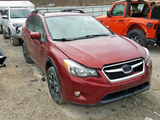 JF2GPADC2F8278706 - 2015 SUBARU XV CROSSTR RED photo 1