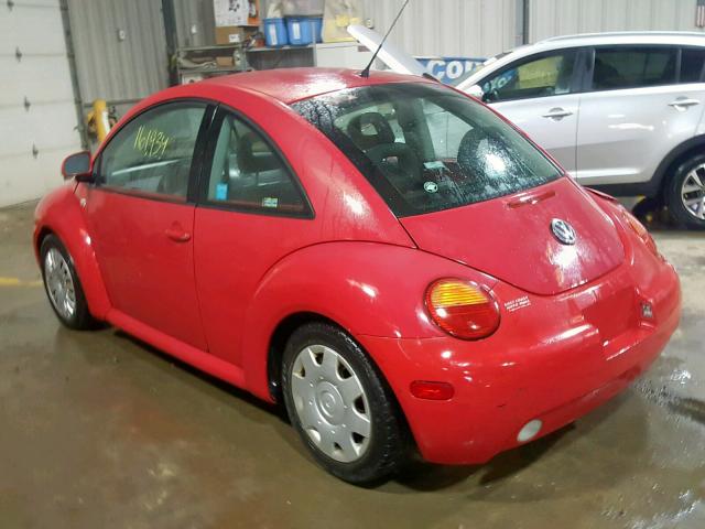 3VWCC21C6XM413716 - 1999 VOLKSWAGEN NEW BEETLE Rot Foto 3