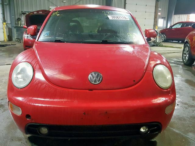 3VWCC21C6XM413716 - 1999 VOLKSWAGEN NEW BEETLE Rot Foto 9