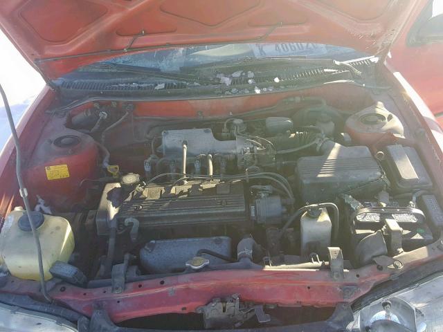 1Y1SK5262TZ024118 - 1996 GEO PRIZM BASE 红色 照片 7