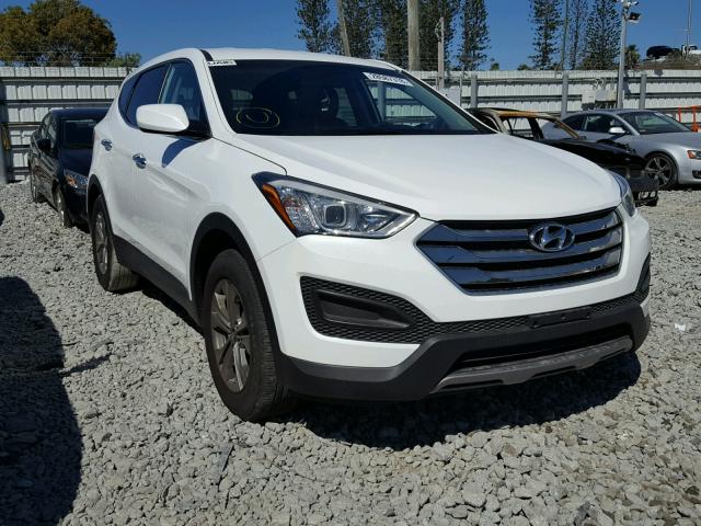 5XYZT3LB9GG363009 - 2016 HYUNDAI SANTA FE S WHITE photo 1