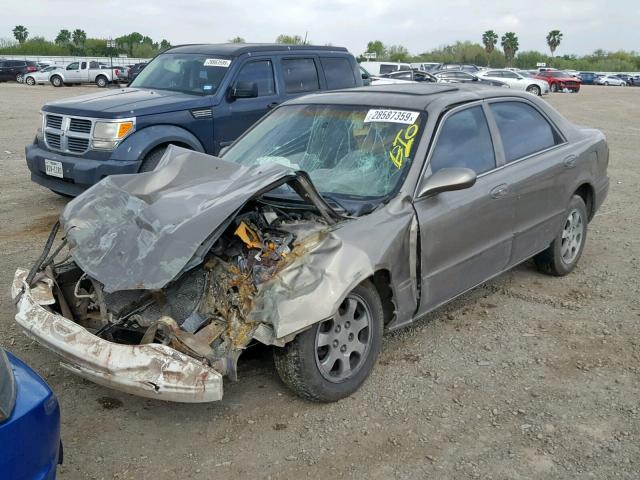 1YVGF22C315248838 - 2001 MAZDA 626 ES GOLD photo 2