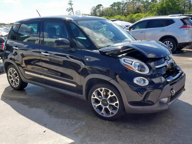 ZFBCFADH8EZ010492 - 2014 FIAT 500L TREKK BLUE photo 1