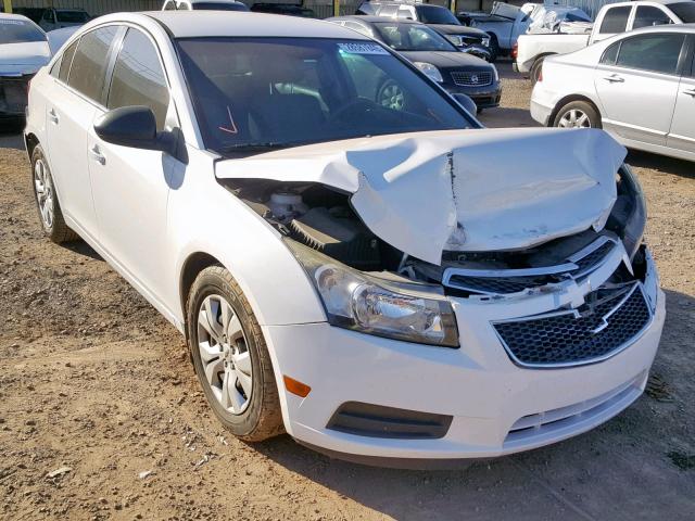 1G1PC5SH9C7353489 - 2012 CHEVROLET CRUZE LS WHITE photo 1