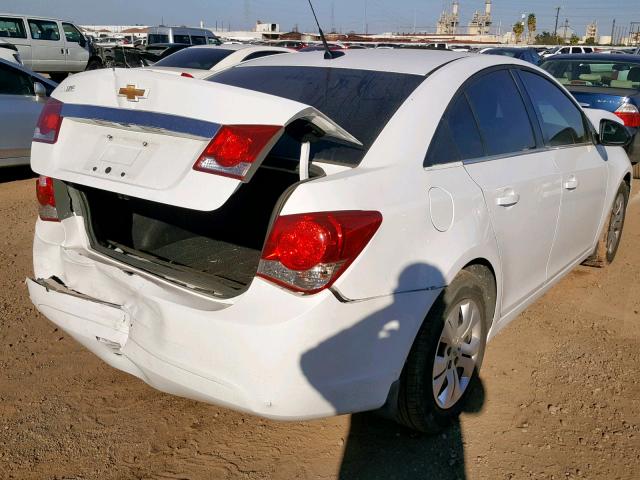 1G1PC5SH9C7353489 - 2012 CHEVROLET CRUZE LS WHITE photo 4