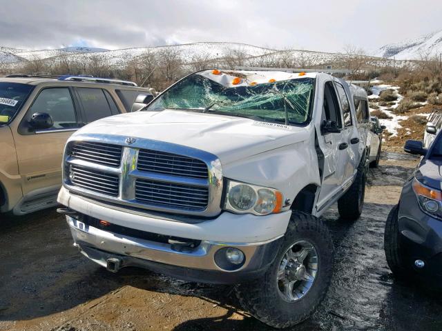 3D7LS38C05G802872 - 2005 DODGE RAM 3500 S WHITE photo 2