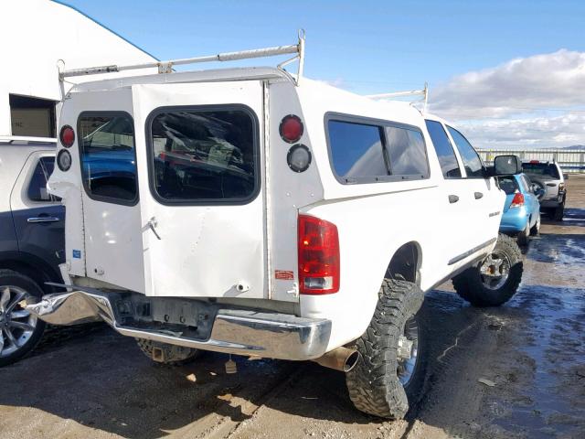 3D7LS38C05G802872 - 2005 DODGE RAM 3500 S WHITE photo 4