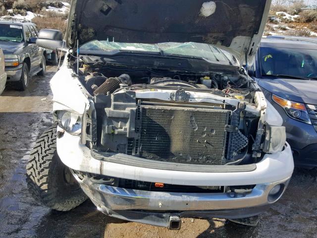 3D7LS38C05G802872 - 2005 DODGE RAM 3500 S WHITE photo 7