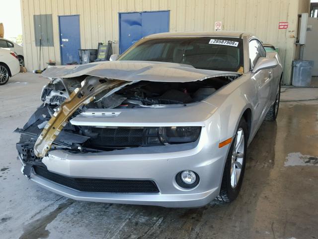 2G1FA1EV5A9224477 - 2010 CHEVROLET CAMARO LS GRAY photo 2