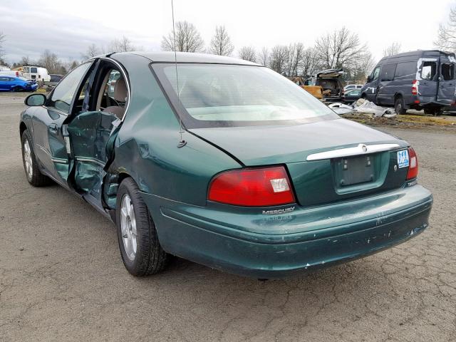 1MEFM53S3YG635157 - 2000 MERCURY SABLE LS GREEN photo 3