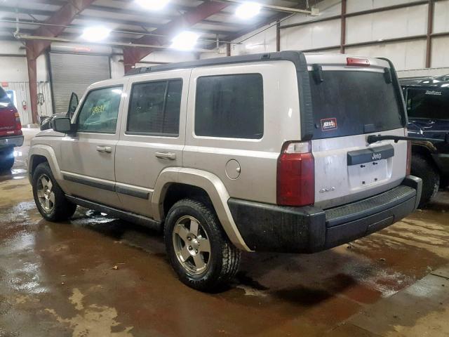 1J8HG48K59C505371 - 2009 JEEP COMMANDER GRAY photo 3