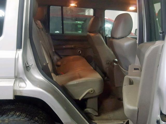 1J8HG48K59C505371 - 2009 JEEP COMMANDER GRAY photo 6