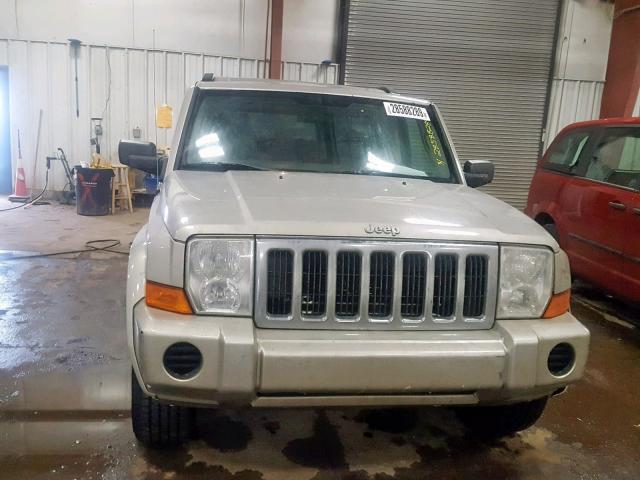 1J8HG48K59C505371 - 2009 JEEP COMMANDER GRAY photo 9