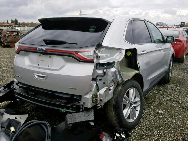 2FMPK3J86GBC12016 - 2016 FORD EDGE SEL GRAY photo 4