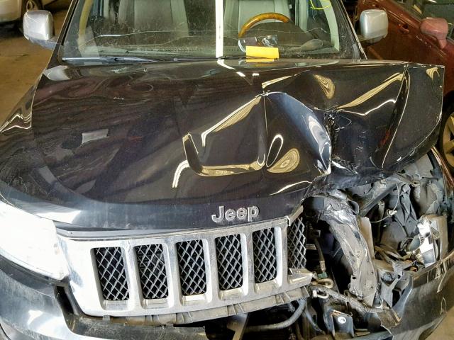 1C4RJFCG8CC132815 - 2012 JEEP GRAND CHER BLACK photo 7