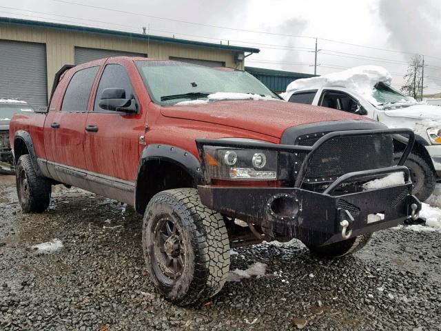 3D3KS29C96G176343 - 2006 DODGE RAM 2500 MAROON photo 1