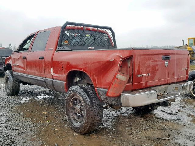 3D3KS29C96G176343 - 2006 DODGE RAM 2500 MAROON photo 3