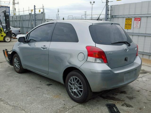 JTDJT4K39A5321677 - 2010 TOYOTA YARIS GRAY photo 3