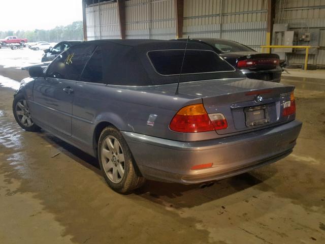 WBABR3343YEB39679 - 2000 BMW 323 CI BLUE photo 3