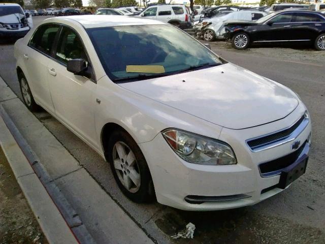 1G1ZG57B884292260 - 2008 CHEVROLET MALIBU LS WHITE photo 1