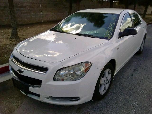 1G1ZG57B884292260 - 2008 CHEVROLET MALIBU LS WHITE photo 2