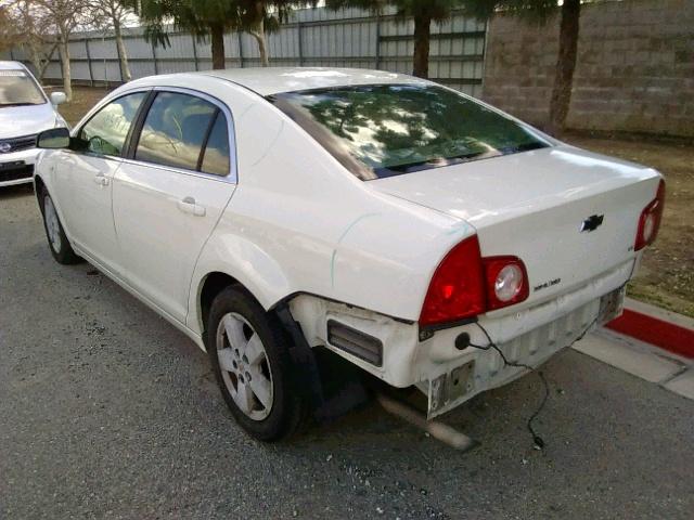 1G1ZG57B884292260 - 2008 CHEVROLET MALIBU LS WHITE photo 3