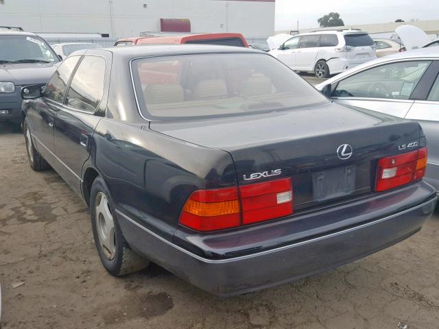 JT8BH28F4X0150613 - 1999 LEXUS LS 400 BLACK photo 3