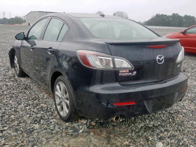 JM1BL1W55B1472300 - 2011 MAZDA 3 S BLACK photo 3