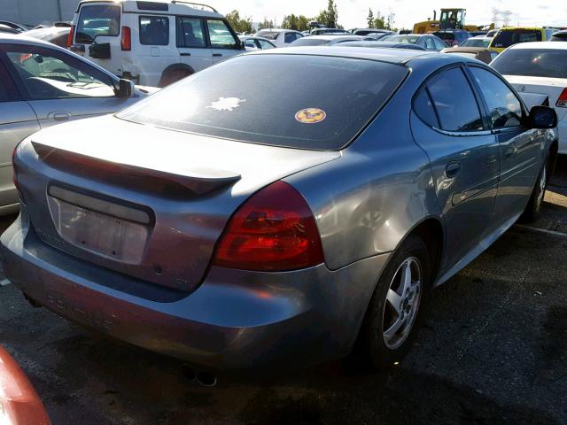 2G2WS522241247163 - 2004 PONTIAC GRAND PRIX GRAY photo 4