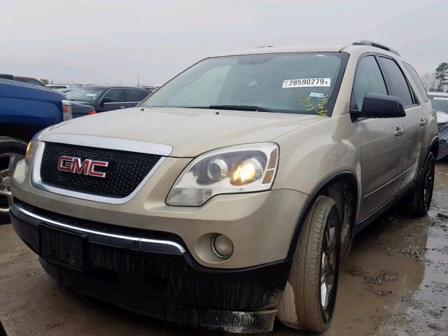 1GKER13D39J106583 - 2009 GMC ACADIA SLE GOLD photo 2