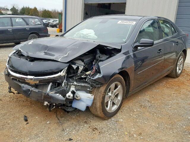 1G11B5SL1EF293956 - 2014 CHEVROLET MALIBU LS GRAY photo 2
