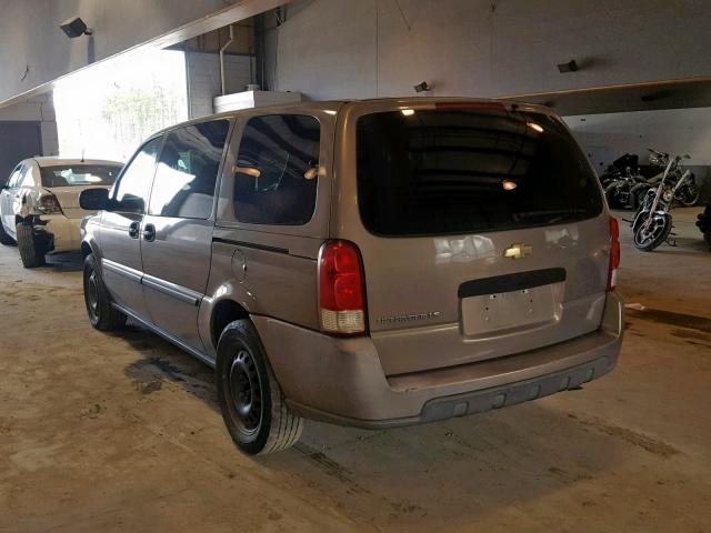 1GNDV23L76D205182 - 2006 CHEVROLET UPLANDER L 棕色 照片 3