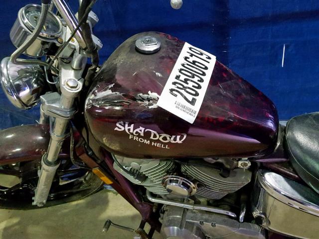 1HFSC1804KA401385 - 1989 HONDA VT1100 C BURGUNDY photo 9