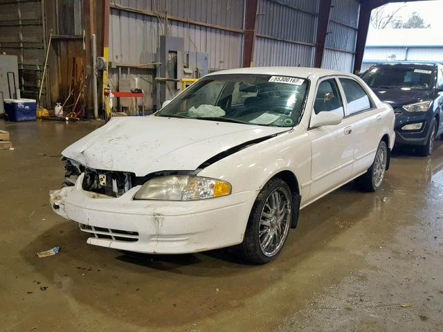 1YVGF22C9Y5100218 - 2000 MAZDA 626 ES WHITE photo 2