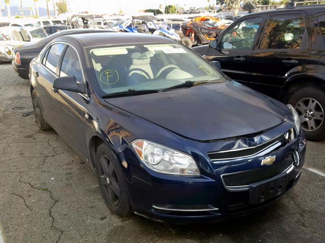 1G1ZG57BX84257638 - 2008 CHEVROLET MALIBU LS BLUE photo 1