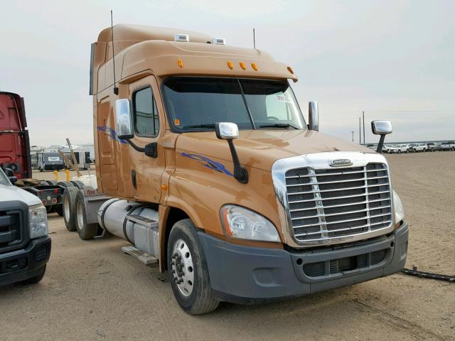 1FUJGLDV0CSBJ9842 - 2012 FREIGHTLINER CASCADIA 1 BROWN photo 1