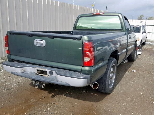 1GTEC14V46Z120896 - 2006 GMC NEW SIERRA GREEN photo 4