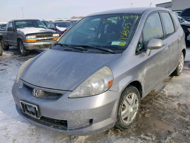 JHMGD38428S058699 - 2008 HONDA FIT SILVER photo 2