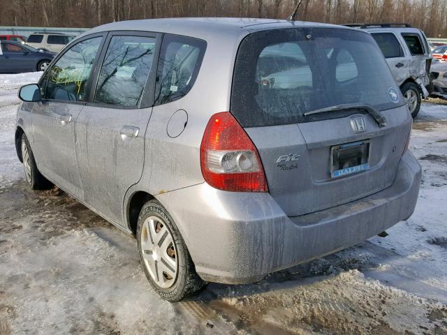 JHMGD38428S058699 - 2008 HONDA FIT SILVER photo 3